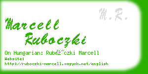 marcell ruboczki business card